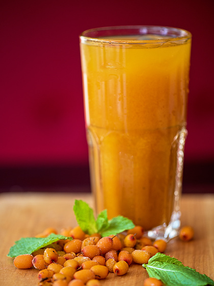 沙棘果汁 健康美味的即饮型无酒精饮料